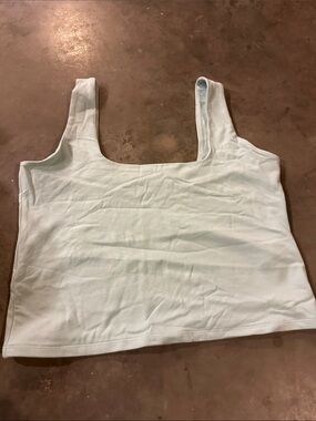 Abercrombie & Fitch Pale Blue Crop Tank